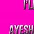 Ayesha Ero I Ll Do It Lyrics Turkish