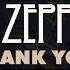 Led Zeppelin Thank You Official Audio