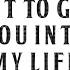 The Beatles Got To Get You Into My Life