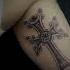 Черно белая татуировка Армянский крест тату Black And Grey Tattoo Armenian Cross TATTOO DRAGON