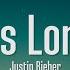 Justin Bieber One Less Lonely Girl Lyrics