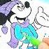 Coloring Miki Mouse Shortvideo Art Creative Shorts Youtubeshorts