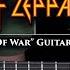 Def Leppard Gods Of War Guitar Lesson FULL SONG