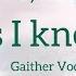 Yes I Know Lyrics Gaither Vocal Band