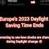 Europe S 2023 Daylight Saving Time Ends Shorts India Europe Poland Short MEGHLAXMI RANGOLI