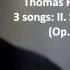 Thomas Hampson The Complete 3 Songs Op 10 Barber