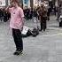 Busker And A Dancer From The Audience At Leicester Square Buskingstreets Leicestersquare Busking