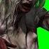 Scary Lady Zombie Walk Full HD Green Screen Royalty Free