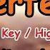 Perfect Simple Plan FEMALE Key Higher Key Acoustic Karaoke