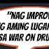 GOMA MAY INAMIN PAHIYA SI BARBERS AT PDEA DITO W R ON DR GS NAKUTULONG Duterte Dds Bisdak