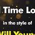 Will Young All Time Love Karaoke Version From Zoom Karaoke