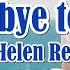 I Can T Say Goodbye To You By Helen Reddy LYRICS