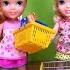 Elsa And Anna Toddler At The Store Shopping Food Supermarket Hide And Seek