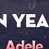 Adele Million Years Ago Karaoke Version