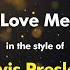 Elvis Presley Love Me Karaoke Version From Zoom Karaoke