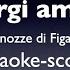 Porgi Amor W A Mozart Le Nozze Di Figaro Piano Accompaniment Karaoke Score