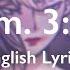 Yama A M 3 21 English Lyrics Translation Attempt