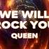 Queen We Will Rock You Lyrics WeWillRockYou Queen Lyrics Music LyricVideo 70sMusic