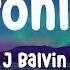 J Balvin Ponle Letras Lyrics