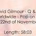 1998 12 22 David Gilmour BBC Pop On The Line