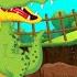 There Was A Crocodile Animal Sounds Song LittleKidsTV