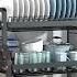 Dish Drying Rack With Draining Plate For Kitchen Counter DishDrying Rack Draining Kitchen Home