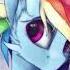 MLP FIM Rainbow Dash Tribute 2 Colors Halsey