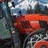 Großeinsatz Im Schnee Winterdienst In Den Alpen Vorführung Kubota Traktoren Schneefräse Österreich