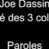 Joe Dassin Le Café Des 3 Colombes Paroles