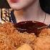 Crispy Fried Chicken Shrimp Sticks Fries Cheese Dipping Sauce Mukbang Asmr