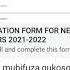 Abarimu Bifuza Gukosora Ibizamini Bya Leta 2021 2022 Mishobora Kuzuza Iyi Application Form Hano