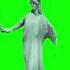 Liberty Statue Dance On Green Screen 4K