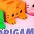 Оригами Котик ПОП ИТ из бумаги Антистресс из бумаги Origami Paper Cat Pop It