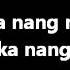 KZ Tandingan Wag Ka Nang Umiyak With Lyrics