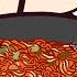 RAMEN FRIED NOODLES MUKBANG ANIMATION