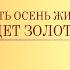 ПУСТЬ ОСЕНЬ ЖИЗНИ БУДЕТ ЗОЛОТОЙ