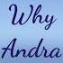 Why By Andra Lyrics Video