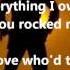 Michael Jackson You Rock My World With Lyrics