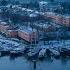 Morning Flight In Winter Stockholm