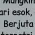 Anneth Mungkin Hari Ini Esok Atau Nanti Lirik Lagu Indonesia