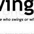 Pronunciation Of Swinger Definition Of Swinger