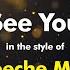 Depeche Mode See You Karaoke Version From Zoom Karaoke