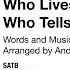 Who Lives Who Dies Who Tells Your Story Arr Andy Beck Score Sound