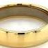 18ct Yellow Gold And Black Zirconium 6mm Polished Band 02380001 Johnsons Jewellers