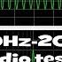 Audiotest 20Hz To 20kHz Sweep Tone