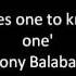 Takes One To Know One Tony J Balaban