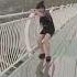 China Glass Bridge Funny Video Shorts Viral Mrbeast Girl