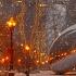 Chicago Cozy Winter Coffee Ambience Gentle Piano Jazz Music And Snowfall For A Relaxing Mood