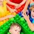 Five Kids Find The Children In The Colored Balls More Children S Songs And Videos