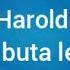 Harold Egy Buta Levél